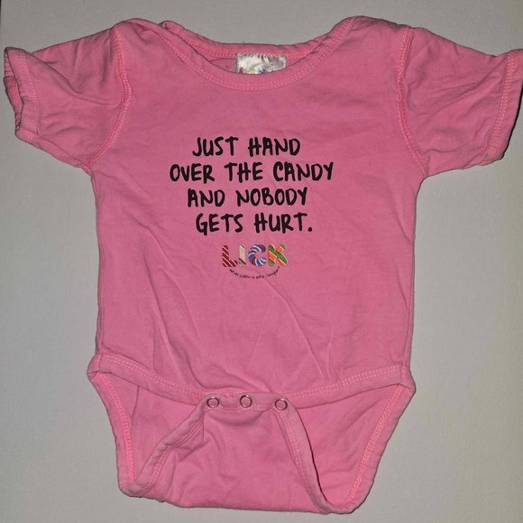 5/20 Lick Toddler Pink Cotton Onesie Bodysuit - Picture 1 of 4